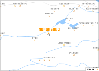 map of Mordasovo