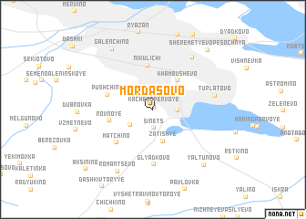 map of Mordasovo