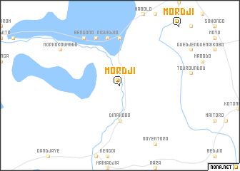 map of Mordji