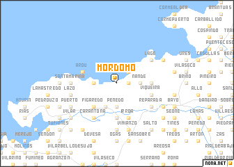 map of Mórdomo