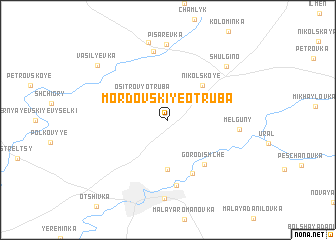 map of Mordovskiye Otruba