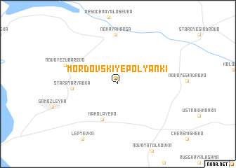 map of Mordovskiye Polyanki