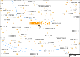 map of Mordovskoye