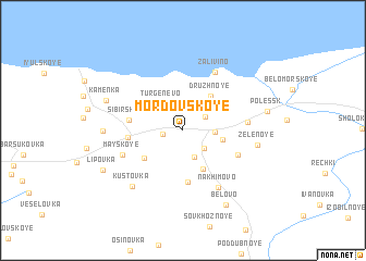 map of Mordovskoye