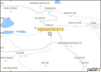 map of Mordovskoye
