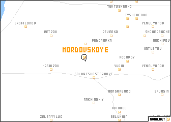 map of Mordovskoye