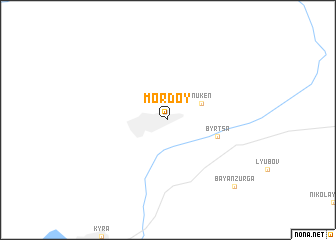 map of Mordoy