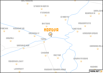 map of Mordva