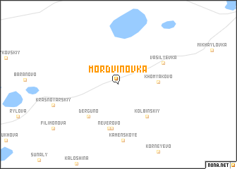 map of Mordvinovka