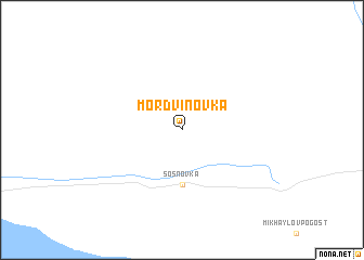 map of (( Mordvinovka ))