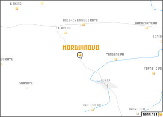 map of Mordvinovo