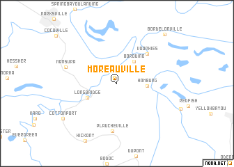 map of Moreauville