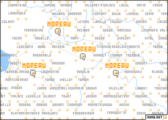 map of Moreau