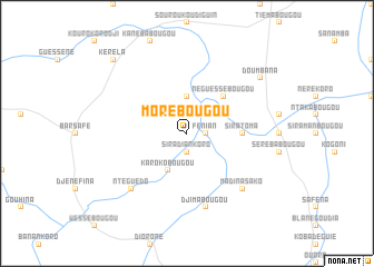 map of Morébougou