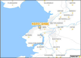 map of Morecambe