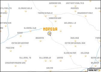 map of Moreda