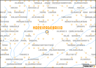 map of Moreira de Baixo