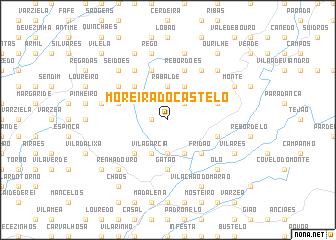 map of Moreira do Castelo