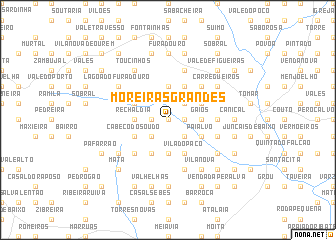 map of Moreiras Grandes