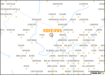 map of Moreiras