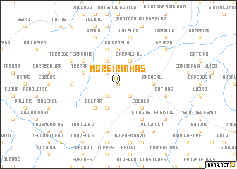 map of Moreirinhas