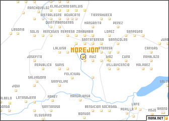 map of Morejón