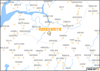 map of Morékaniya