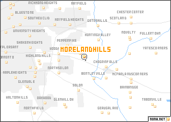 map of Moreland Hills