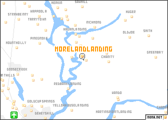 map of Moreland Landing