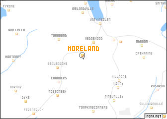 map of Moreland