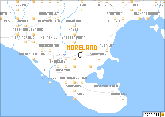 map of Moreland