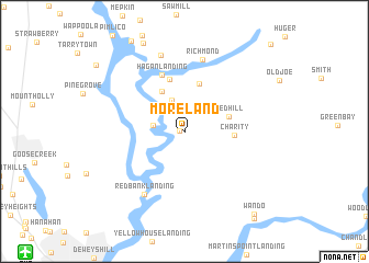 map of Moreland