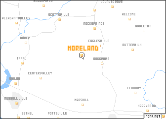 map of Moreland