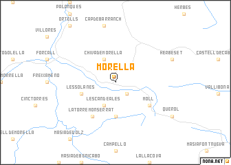 map of Morella