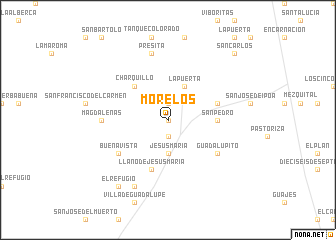 map of Morelos