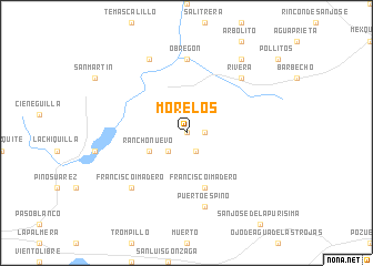 map of Morelos