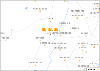 map of Morelos