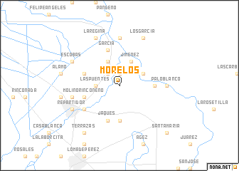 map of Morelos