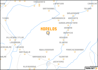 map of Morelos