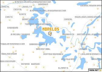 map of Morelos