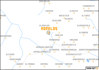 map of Morelos