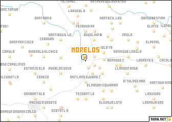 map of Morelos