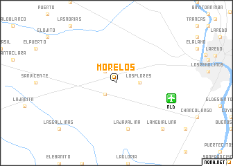 map of Morelos