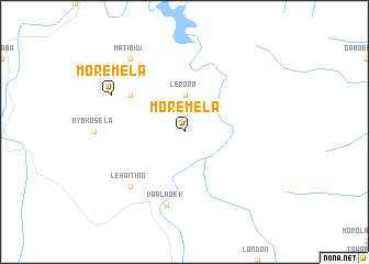 map of Moremela