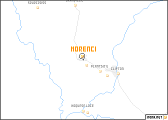 map of Morenci