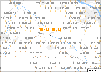map of Morenhoven