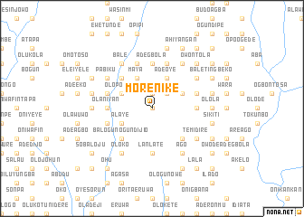 map of Morenike