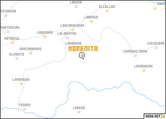 map of Morenita