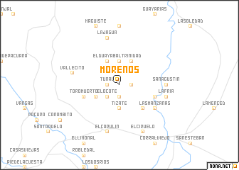 map of Morenos