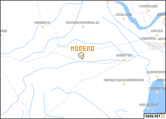 map of Moreno